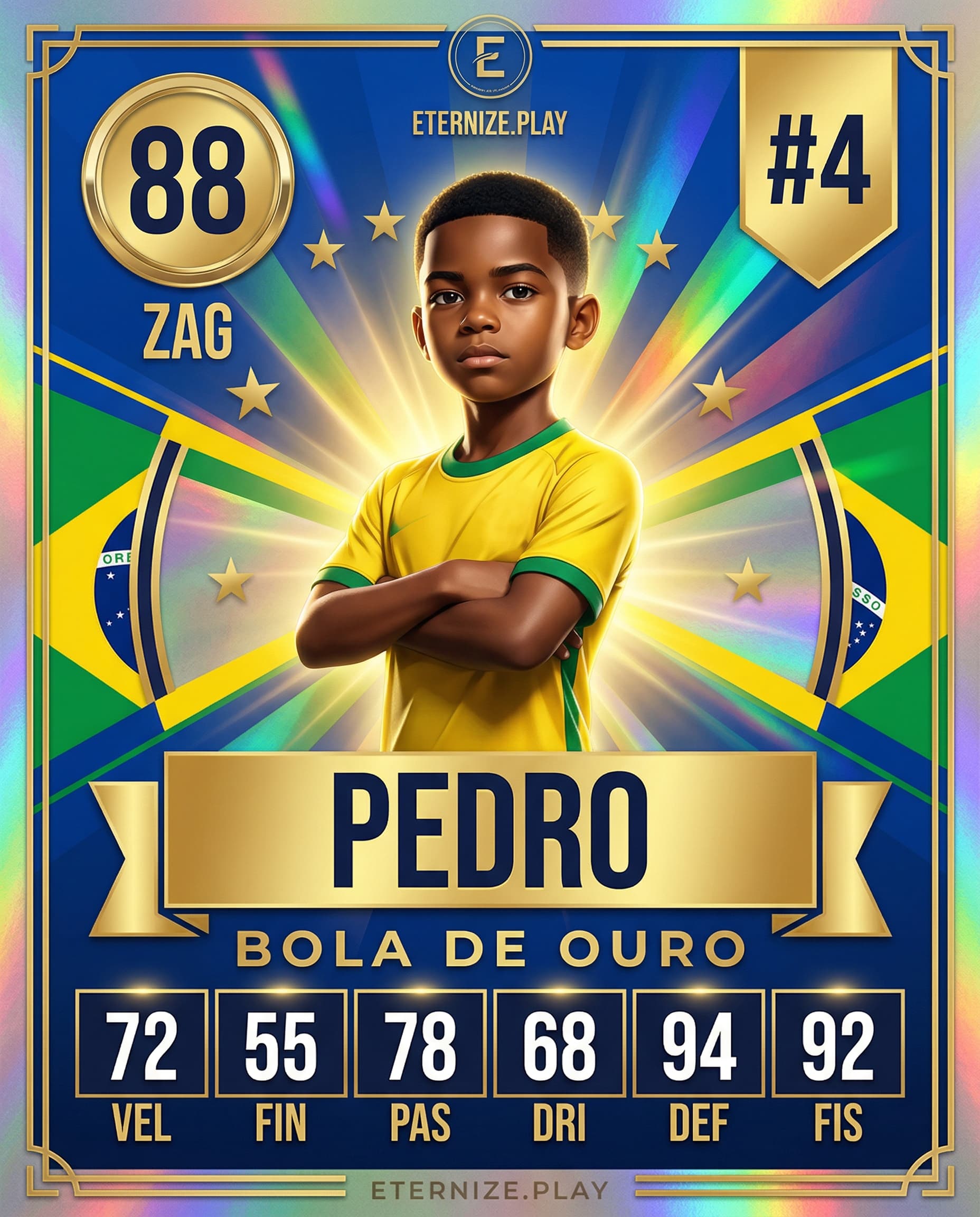 Card Seleção — PEDRO